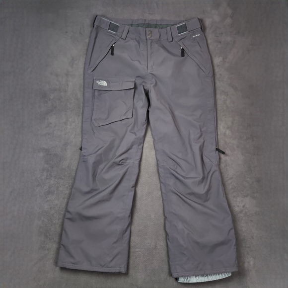 The‎ North Face Snow Pants Womens XL Gray Freedom Insulated Ski Snowboard - Picture 1 of 14